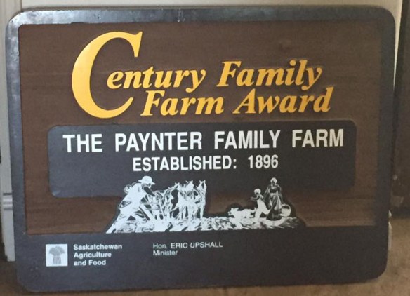 Paynter Family Farm Sign sized